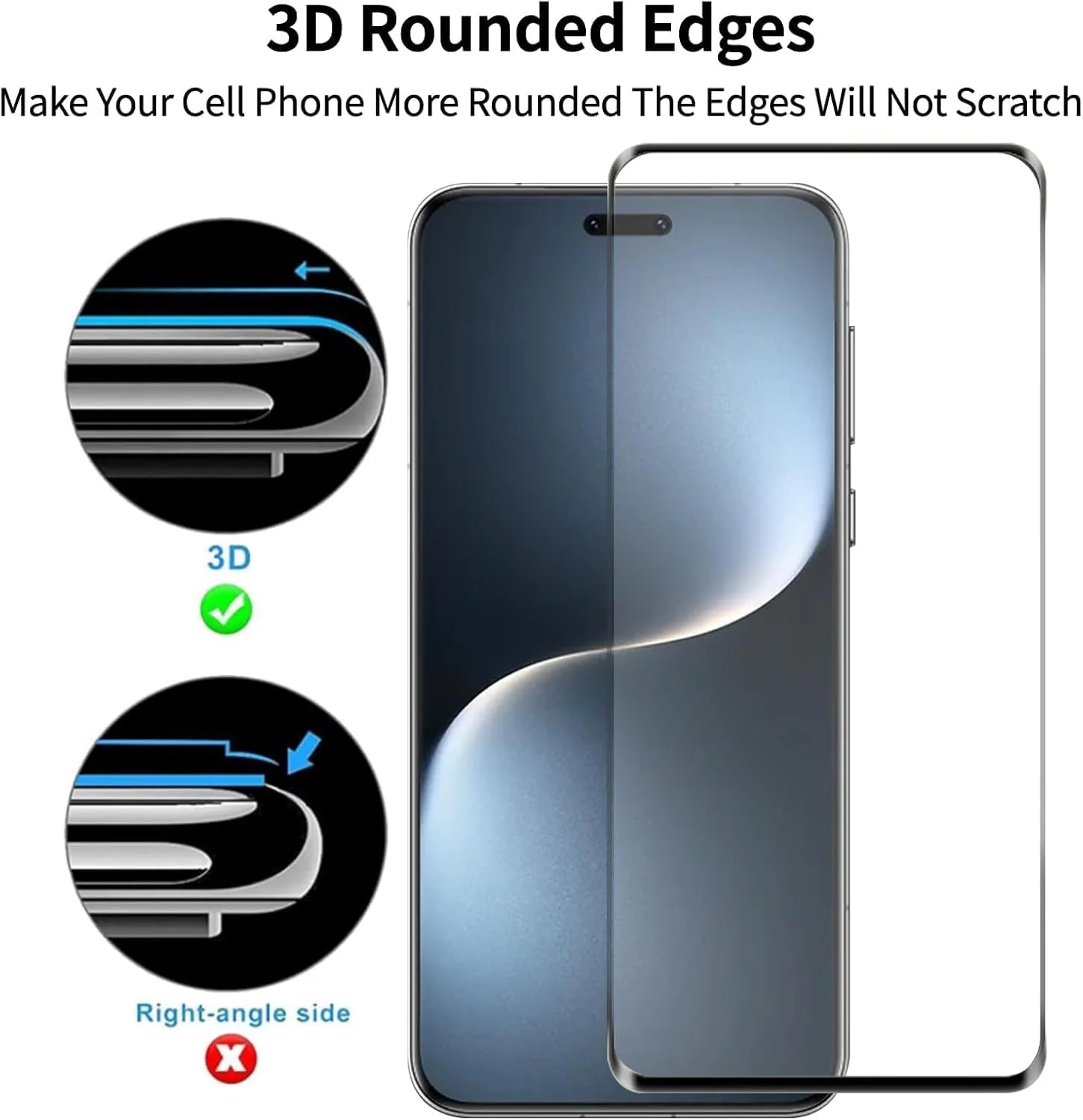 محافظ صفحه نمایش [بسته 2+2 عددی] Moninsta سازگار با گوشی Honor Magic 7 Pro 5G به همراه محافظ لنز، سختی 9H ضد خش، پشتیبانی از باز کردن قفل با اثر انگشت