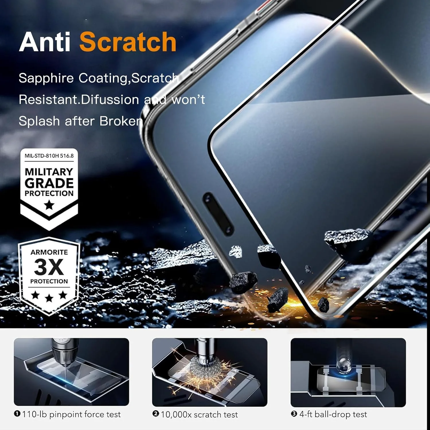 محافظ صفحه نمایش شیشه ای حرارت دیده ZAXGLAR برای گوشی آنر مجیک 7 پرو 5G، 2 عدد محافظ صفحه نمایش و 2 عدد محافظ دوربین، سختی 9H، ضد خش، ضد اثر انگشت محافظ صفحه نمایش شیشه ای حرارت دیده ZAXGLAR برای گوشی آنر مجیک 7 پرو 5G، 2 عدد محافظ صفحه نمایش و 2 عدد محافظ دوربین، سختی 9H، ضد خش، ضد اثر انگشت