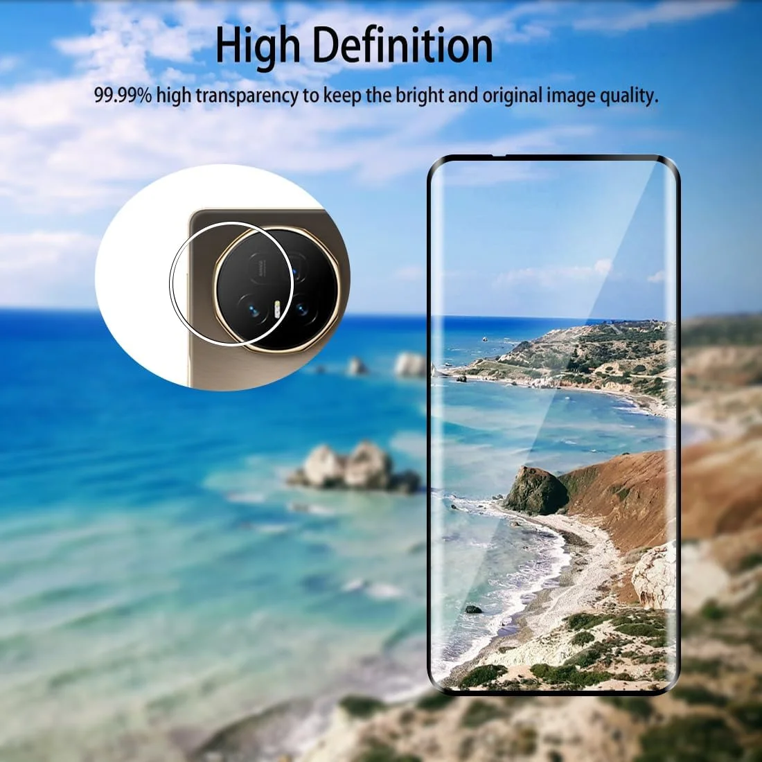 محافظ صفحه نمایش شیشه ای حرارت دیده Afikyutu برای Honor Magic V5، شامل 2 عدد محافظ صفحه نمایش سه بعدی و 2 عدد محافظ لنز دوربین عقب، سختی 9H، بدون حباب، ضد خش، نصب آسان محافظ صفحه نمایش شیشه ای حرارت دیده Afikyutu برای Honor Magic V5، شامل 2 عدد محافظ صفحه نمایش سه بعدی و 2 عدد محافظ لنز دوربین عقب، سختی 9H، بدون حباب، ضد خش، نصب آسان