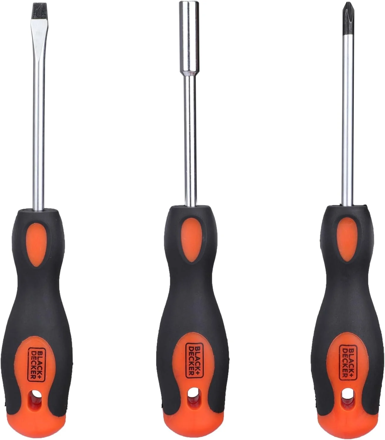 Black & Decker 126 Pieces Hand Tool Kit In Kitbox For Home Diy & Professional USe, Orange/Black - Bmt126C, 2 Years Warranty