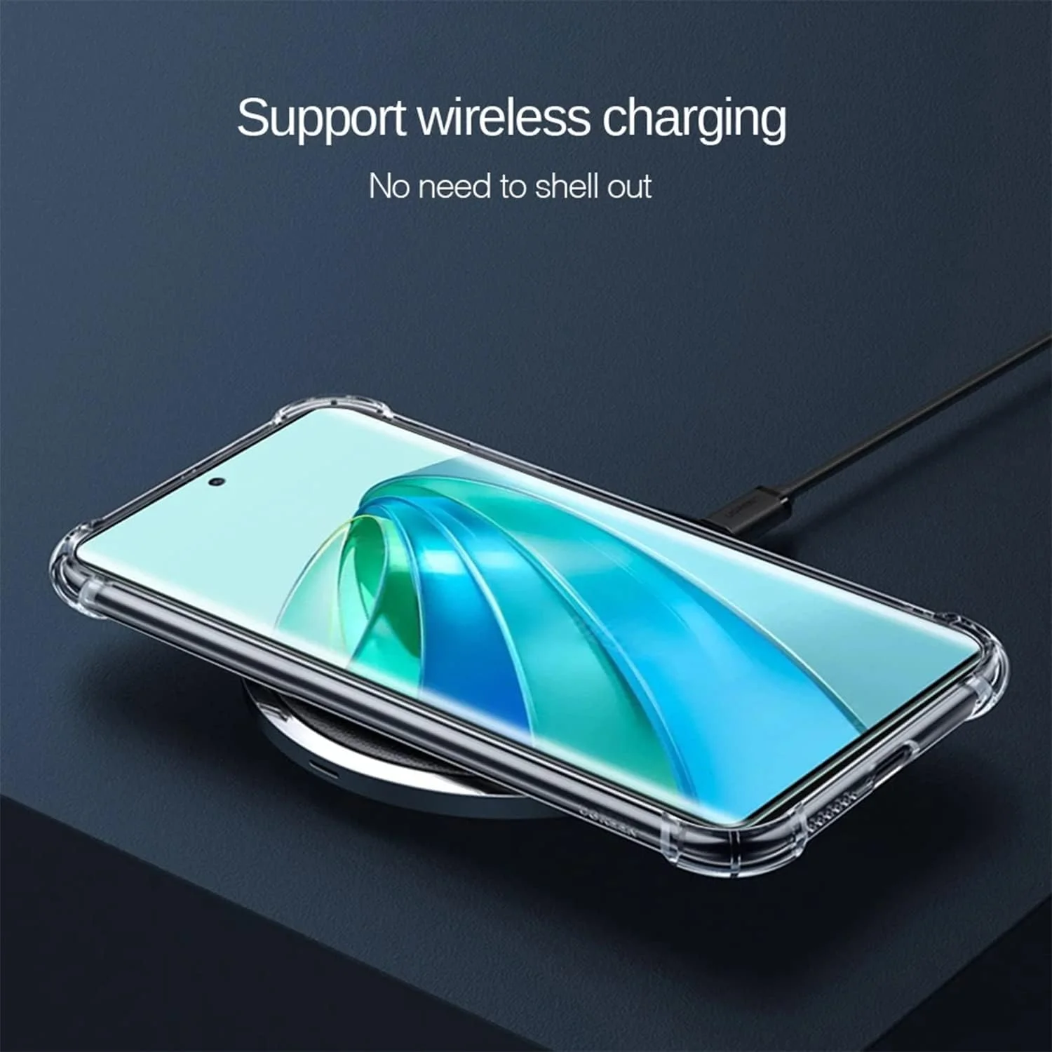 محافظ صفحه نمایش شیشه ای حرارت دیده و محافظ لنز دوربین و قاب گوشی لوکیون سازگار با Honor X9a 5G بسته [1+2+2]، پوشش شفاف HD با محافظ صفحه نمایش شیشه ای حرارت دیده تمام صفحه [ضد شکستگی] (شفاف)
