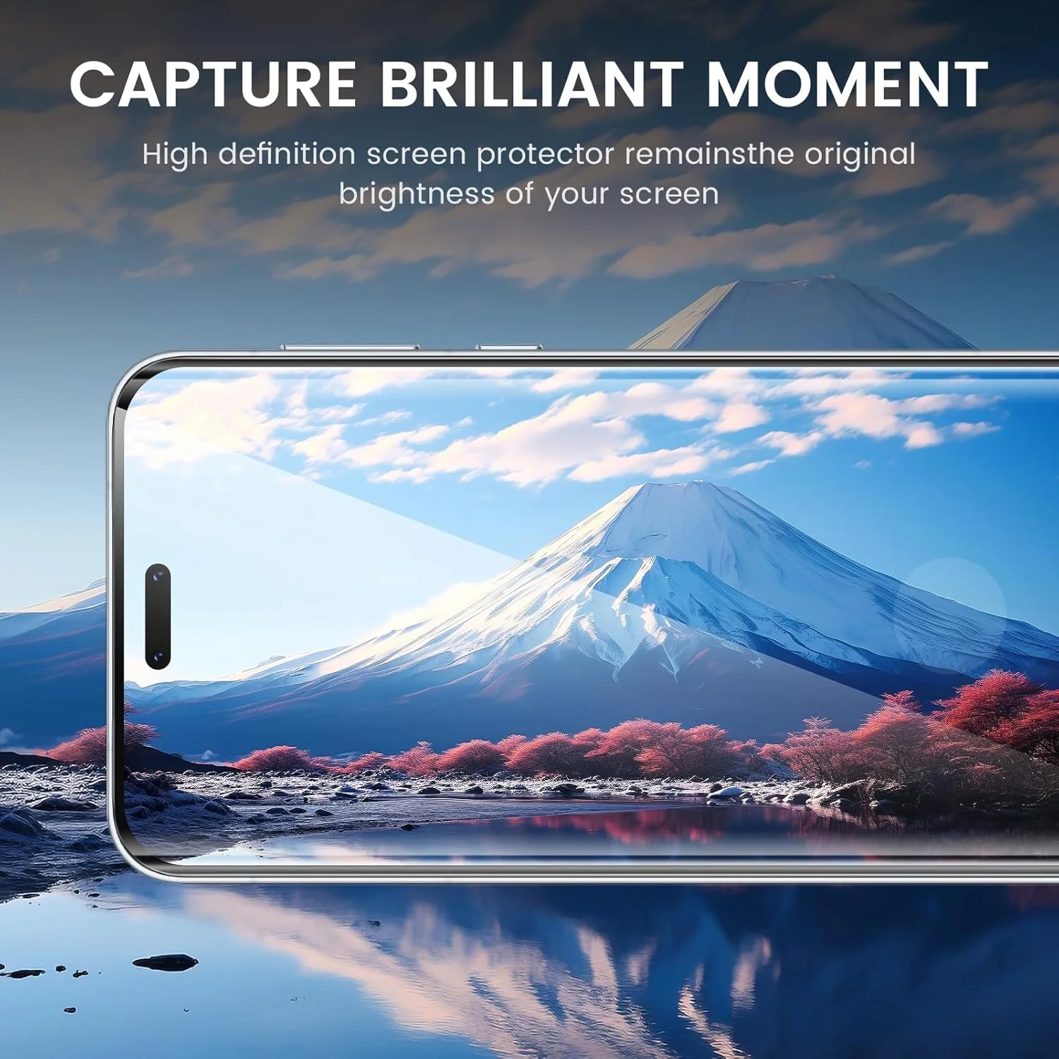 محافظ صفحه نمایش شیشه ای حرارت دیده TECHO Honor Magic 7 Pro، [بسته 2+2 عددی] [مقاوم در برابر خراش] پوشش کامل، سختی 9H، ضد اثر انگشت، محافظ فوق العاده HD