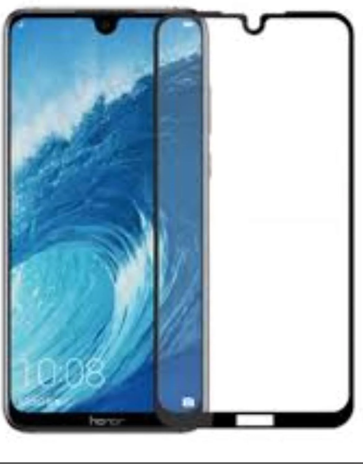 محافظ صفحه نمایش شیشه ای حرارت دیده خمیده 5D برای هواوی. Honor 8x max - مشکی