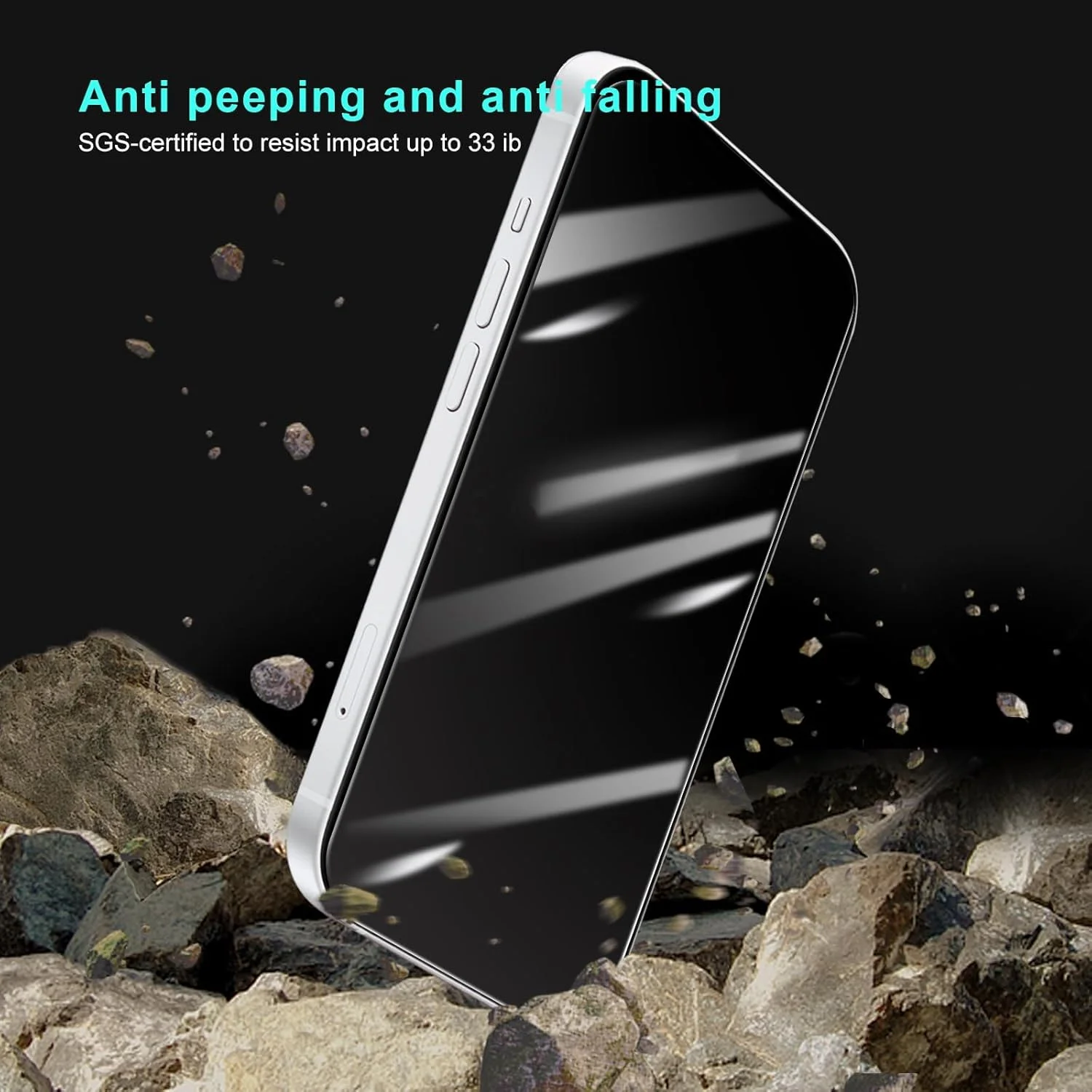 محافظ صفحه نمایش حریم خصوصی Gruattreay سازگار با Honor 400 Pro 5G، شیشه حرارت دیده ضد جاسوسی [2 عدد] + محافظ لنز دوربین [1 عدد]، سختی 9H ضد خش