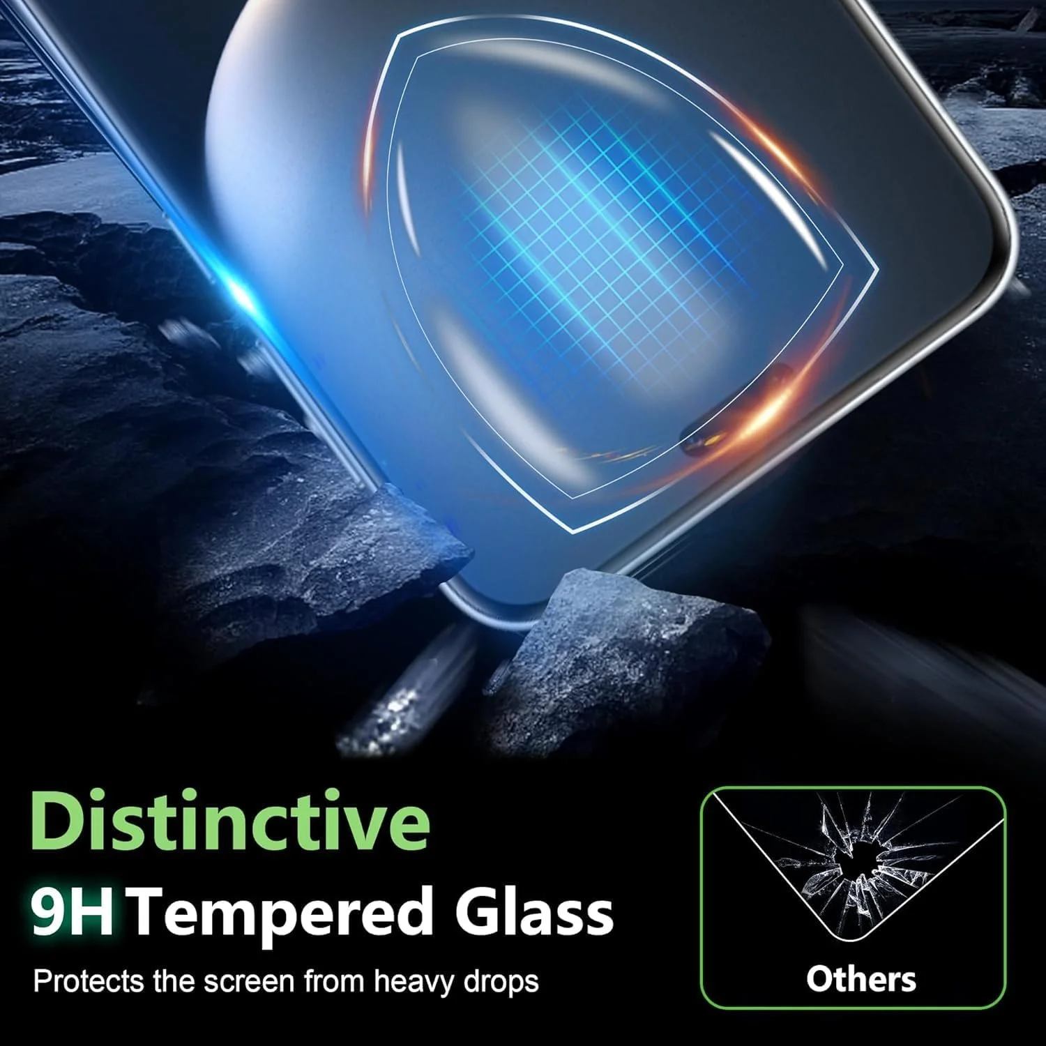 محافظ صفحه نمایش 2+2 عددی برای گوشی Honor Magic 7 Pro 5G، به همراه محافظ لنز دوربین، شیشه حرارت دیده با سختی 9H، بدون حباب، ضد خش و ضد اثر انگشت