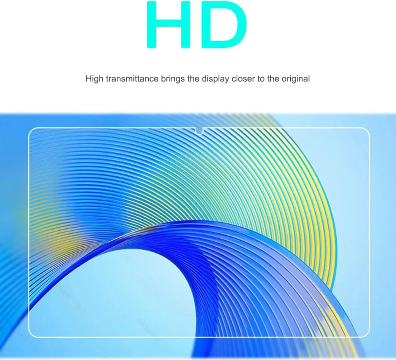 محافظ صفحه نمایش شیشه ای و محافظ دوربین PAXTOR سازگار با Honor Pad X9/Honor Pad X8 Pro، فیلم شیشه ای محافظ دوربین سه بعدی (11.5 اینچ) (شفاف) [بسته 2+2 تایی]