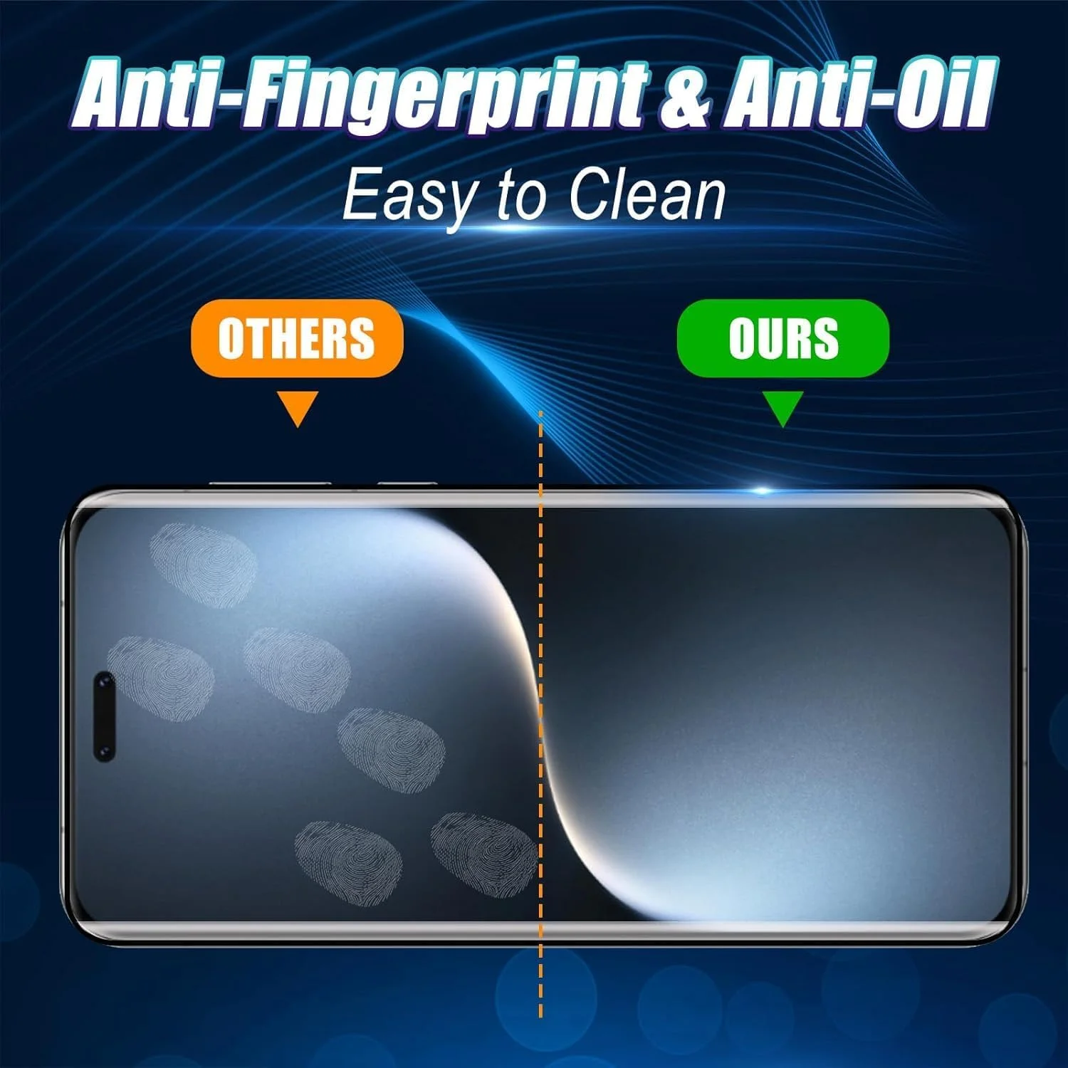 [بسته 2 عددی] محافظ صفحه نمایش شیشه ای حرارت دیده WRTBS برای گوشی آنر مجیک 7 پرو 5G، سختی 9H، وضوح بالا، پوشش کامل، ضد خش، بدون حباب و ضد اثر انگشت