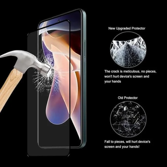 محافظ صفحه نمایش [5D] برای Realme c51/ Play 30Plus/30Plus/Honor X7 Huawei nova Y70 Plus/Hono Play6T
