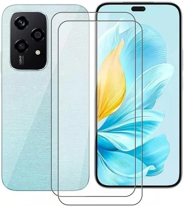 محافظ صفحه نمایش شیشه ای Honor 200، فول اچ دی، ضد خش، سختی 9H، ضخامت 0.33 میلی متر، لبه های منحنی سه بعدی، محافظ صفحه نمایش ضد انفجار برای Honor 200 5G 2024 (2 عددی)