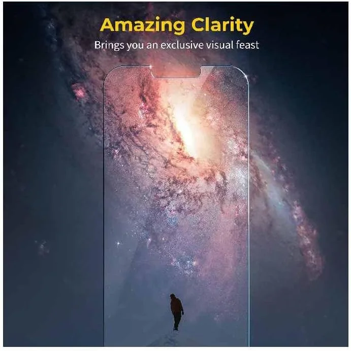 محافظ صفحه نمایش پورتال AE سازگار با UV مناسب برای گوشی هوآوی Honor x9A، چسب ژله ای، مقاوم در برابر خراش [وضوح HD]