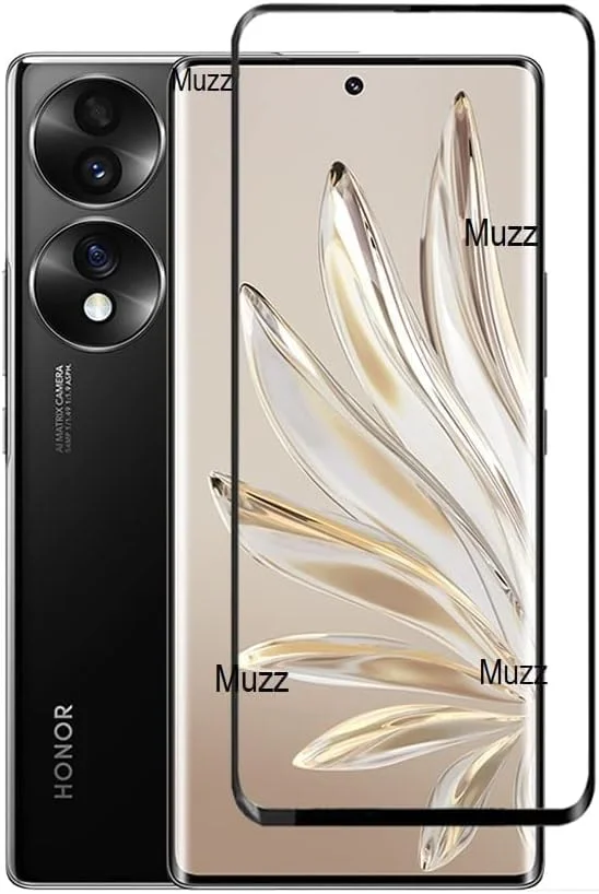 محافظ صفحه نمایش شیشه ای حرارت دیده شفاف و ضد خش Muzz مناسب برای گوشی Honor 70 - مشکی محافظ صفحه نمایش شیشه ای حرارت دیده شفاف و ضد خش Muzz مناسب برای گوشی Honor 70 - مشکی