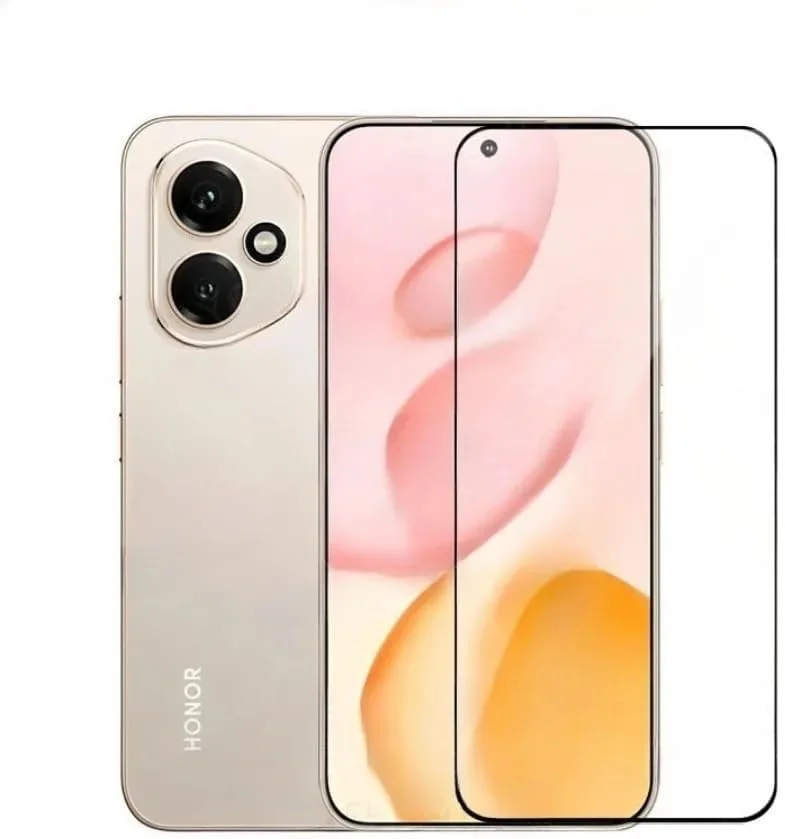 محافظ صفحه نمایش آنر 400، چسب کامل، بدون حباب، ضد خش، ضد اثر انگشت، شیشه حرارت دیده لبه منحنی 3D با سختی 9H برای آنر 400 5G (مشکی 5D)