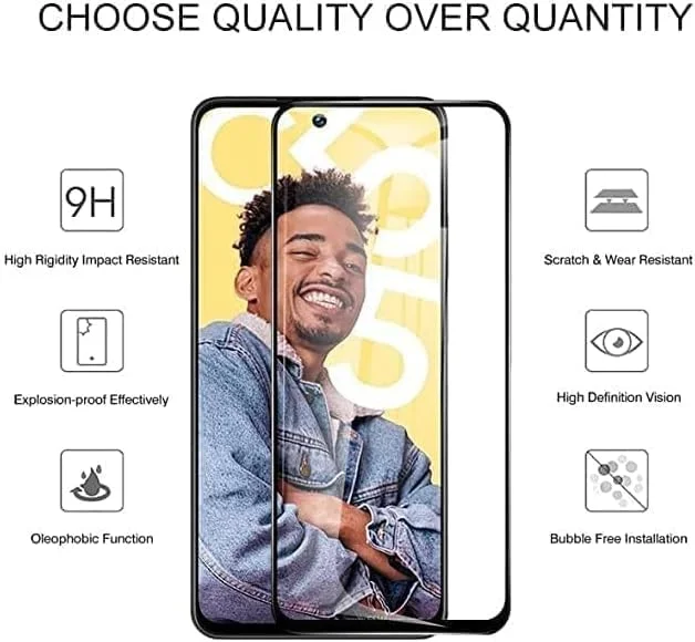محافظ صفحه نمایش شیشه ای حرارت دیده 5D سازگار با HUAWEI - پوشش کامل، وضوح HD، ضد خش، بدون حباب، نصب آسان، شیشه محافظ فوق العاده نازک برای تلفن های هوشمند (HUAWEI HONOR X7) محافظ صفحه نمایش شیشه ای حرارت دیده 5D سازگار با HUAWEI - پوشش کامل، وضوح HD، ضد خش، بدون حباب، نصب آسان، شیشه محافظ فوق العاده نازک برای تلفن های هوشمند (HUAWEI HONOR X7)