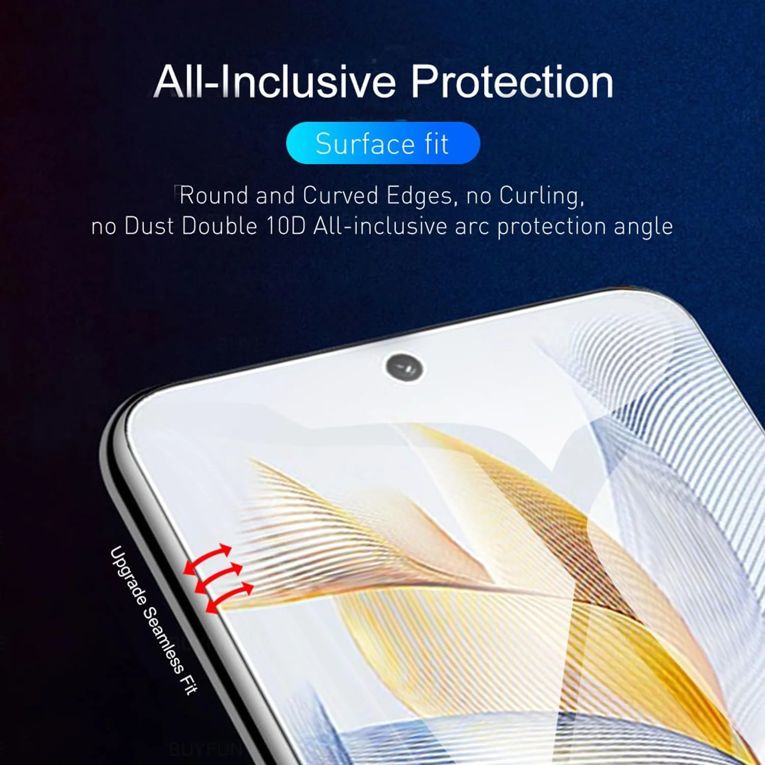 محافظ صفحه نمایش هیدروژل TERRIFI، بسته 2 عددی، فیلم محافظ صفحه نمایش برای گوشی Honor 90، فیلم هیدروژل انعطاف پذیر محافظ صفحه نمایش جلو و پشت (6.7 اینچ، نه شیشه حرارت دیده) محافظ صفحه نمایش هیدروژل TERRIFI، بسته 2 عددی، فیلم محافظ صفحه نمایش برای گوشی Honor 90، فیلم هیدروژل انعطاف پذیر محافظ صفحه نمایش جلو و پشت (6.7 اینچ، نه شیشه حرارت دیده)