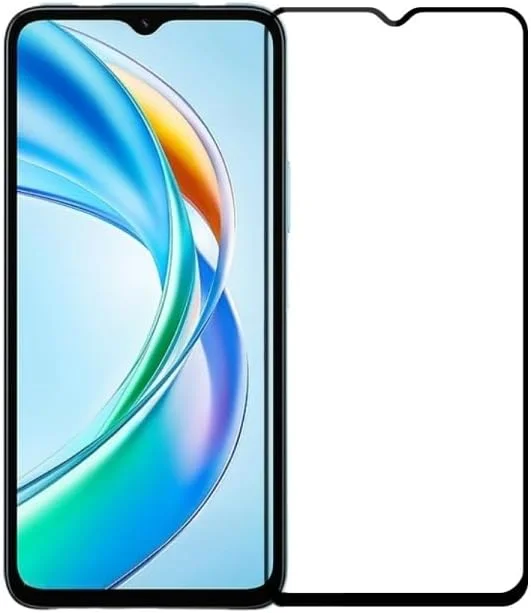 محافظ صفحه نمایش 5D BURAQ برای Honor X5b Plus، پوشش کامل، شیشه حرارت دیده 9H Ultra HD، نصب آسان محافظ صفحه نمایش برای Honor X5b Plus