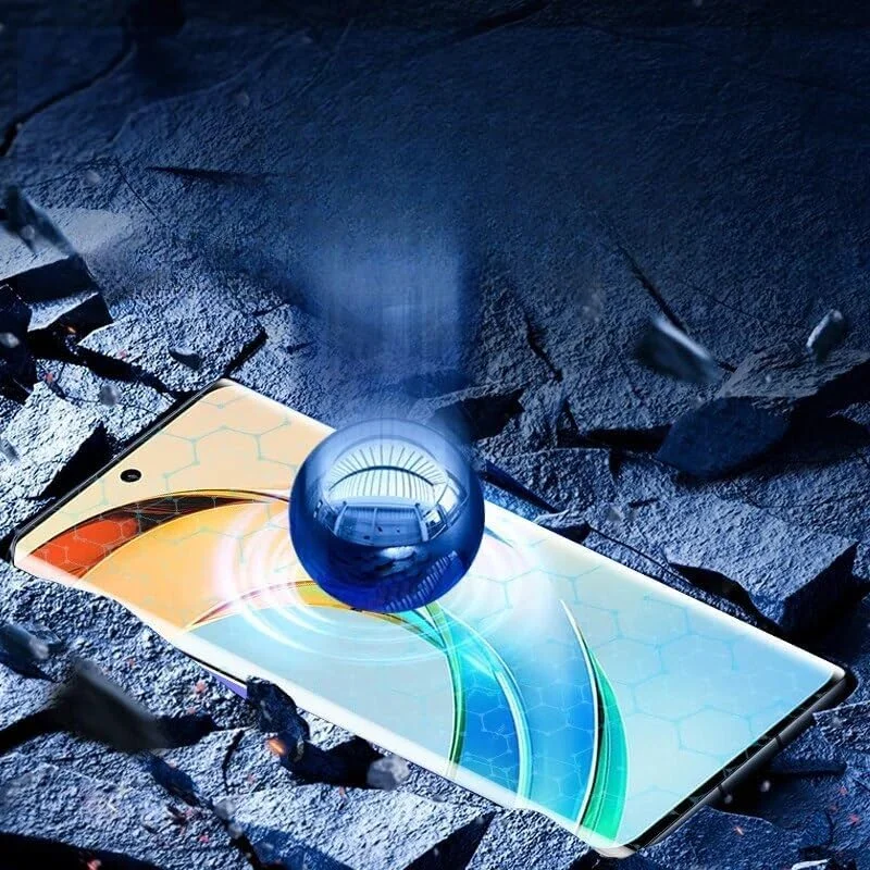 محافظ صفحه نمایش Honor X9C، شیشه حرارت دیده [چسب کامل] [پوشش کامل] [بدون حباب] [ضد خش] شفاف HD با واکنش دهی بالا برای Honor X9C 5G (UV Clear)