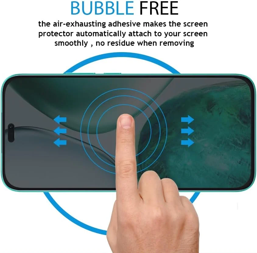محافظ صفحه نمایش Al-HuTrusHi سازگار با Honor X8c، محافظ صفحه نمایش حریم خصوصی HD، فیلم انعطاف پذیر ضد جاسوسی TPU [پوشش کامل] برای Honor X8c - سرامیکی