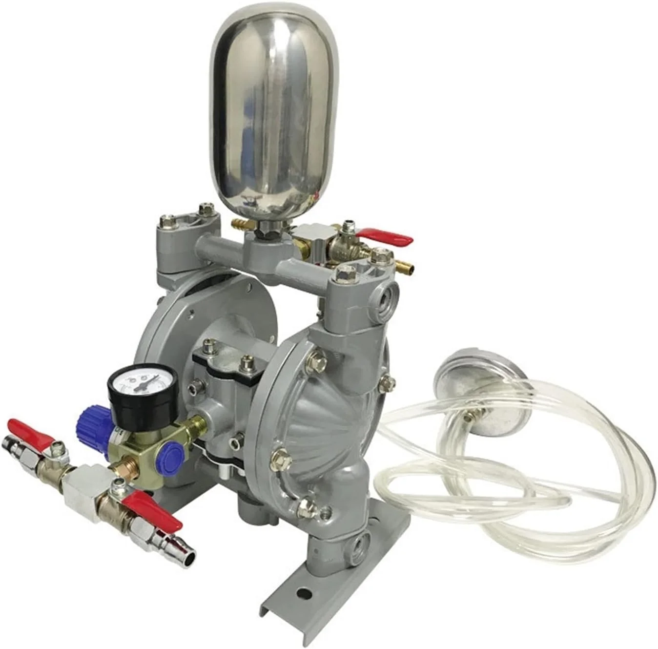 پمپ دیافراگمی، 15 لیتر در دقیقه 0.2 تا 0.7 مگاپاسکال پمپ رفت و برگشتی دیافراگمی پنوماتیک جوهر و چسب BML-10C با مخزن بافر