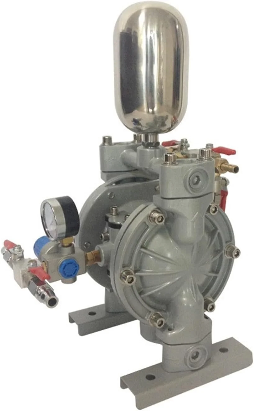 پمپ دیافراگمی، 15 لیتر در دقیقه 0.2 تا 0.7 مگاپاسکال پمپ رفت و برگشتی دیافراگمی پنوماتیک جوهر و چسب BML-10C با مخزن بافر