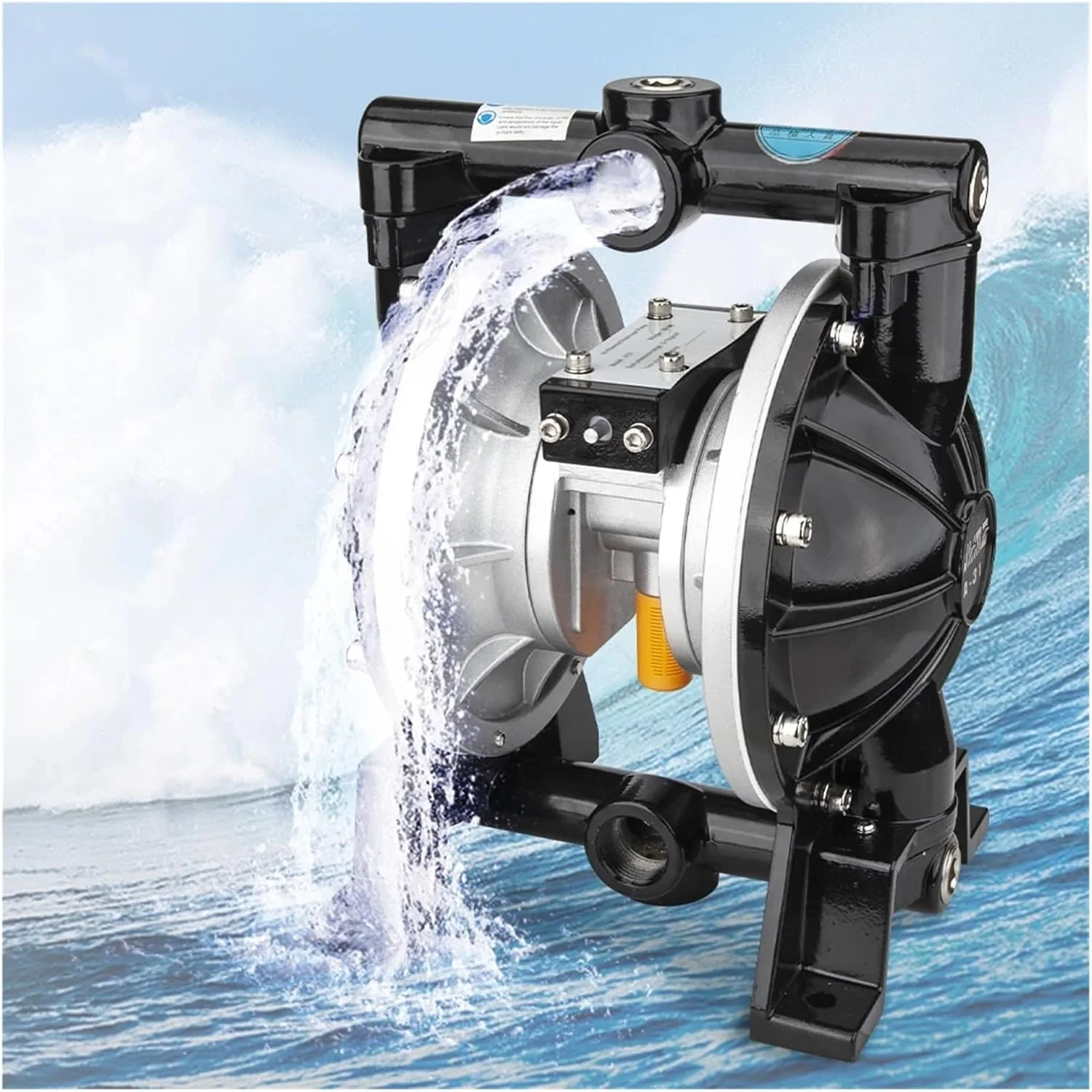 پمپ دیافراگمی، پمپ های دیافراگمی بادی درجه صنعتی 1 اینچی برای انتقال مایعات غذایی، مقاوم در برابر مواد شیمیایی پمپ دیافراگمی، پمپ های دیافراگمی بادی درجه صنعتی 1 اینچی برای انتقال مایعات غذایی، مقاوم در برابر مواد شیمیایی