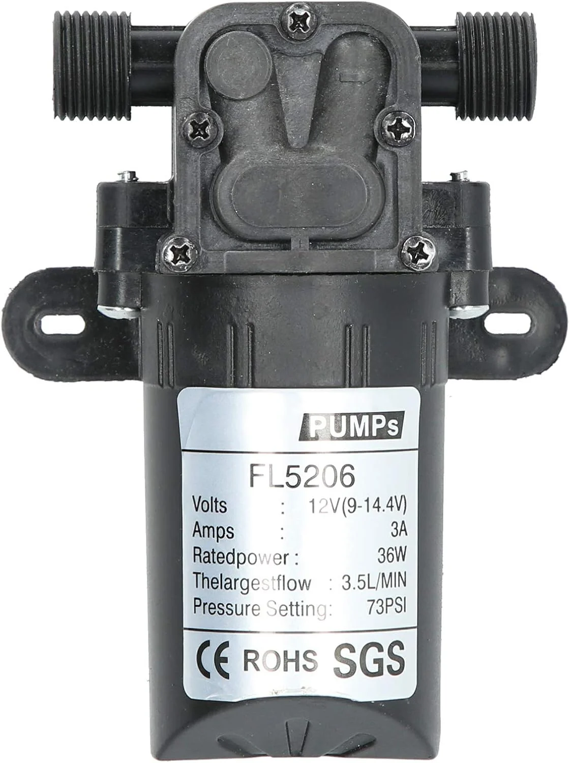 پمپ دیافراگمی میکرو 1/2 اینچ DC 12V 36W برای سمپاشی و رنگ آمیزی صنعتی، مقاوم در برابر دما، با قابلیت خود مکش پمپ دیافراگمی میکرو 1/2 اینچ DC 12V 36W برای سمپاشی و رنگ آمیزی صنعتی، مقاوم در برابر دما، با قابلیت خود مکش