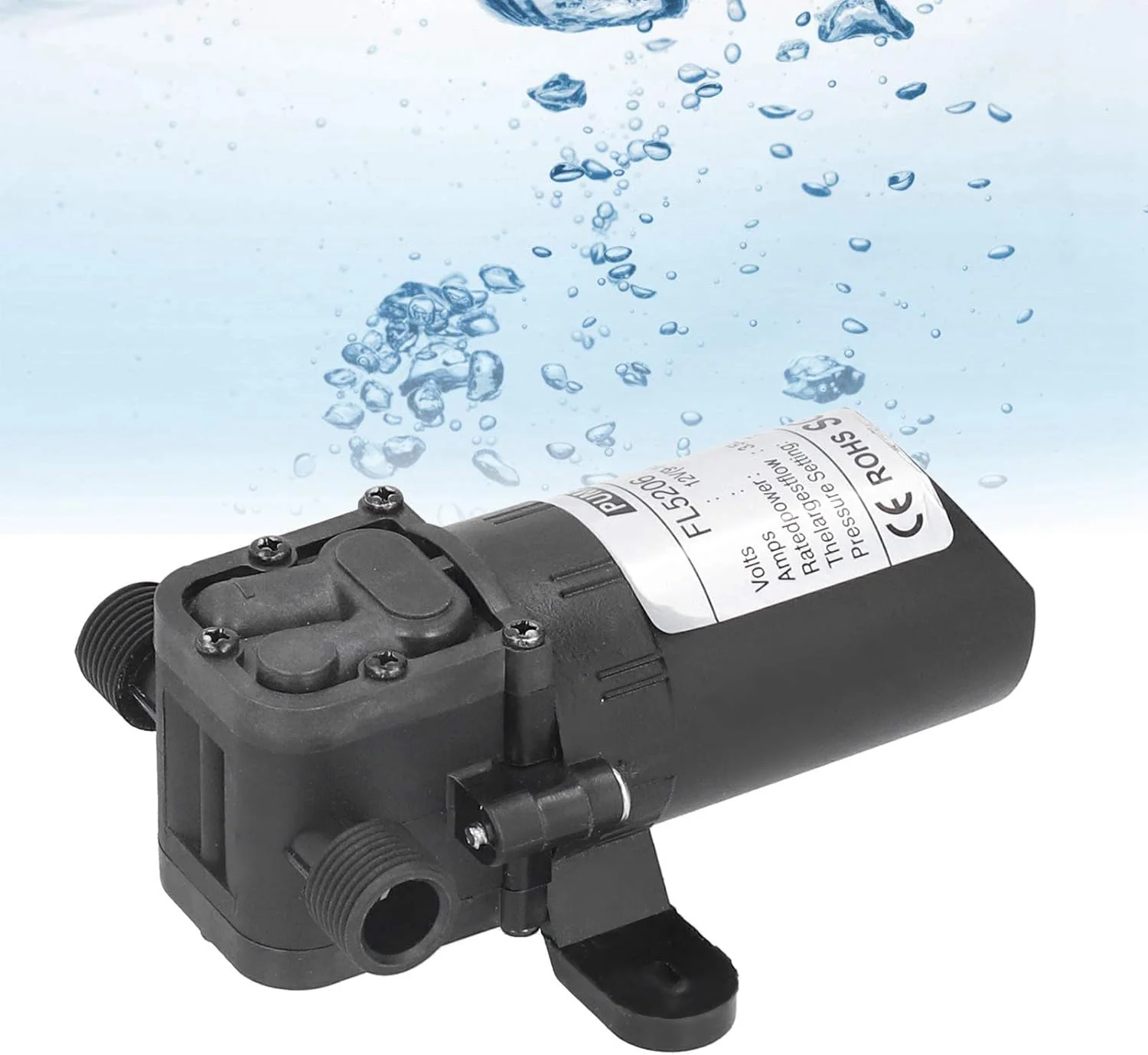 پمپ دیافراگمی میکرو 1/2 اینچ DC 12V 36W برای سمپاشی و رنگ آمیزی صنعتی، مقاوم در برابر دما، با قابلیت خود مکش پمپ دیافراگمی میکرو 1/2 اینچ DC 12V 36W برای سمپاشی و رنگ آمیزی صنعتی، مقاوم در برابر دما، با قابلیت خود مکش