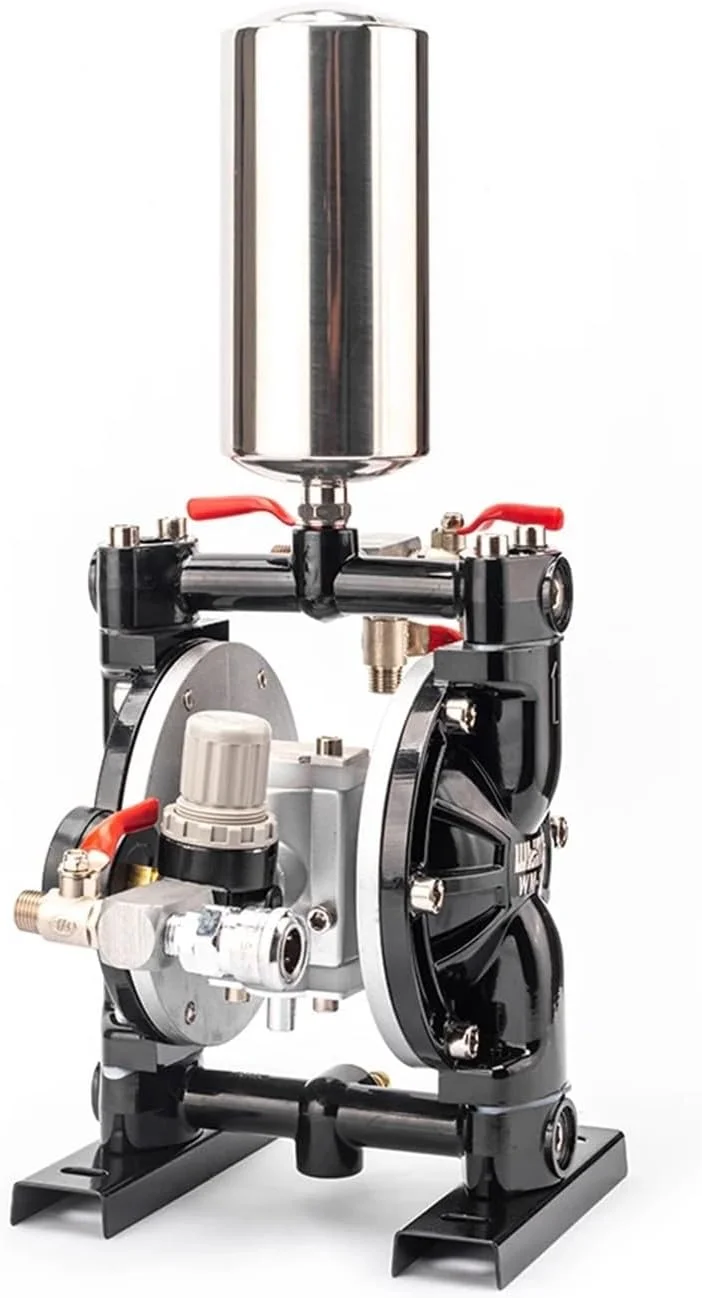 پمپ دیافراگمی، پمپ های دیافراگمی بادی درجه صنعتی 1 اینچی برای انتقال مایعات غذایی، مقاوم در برابر مواد شیمیایی پمپ دیافراگمی، پمپ های دیافراگمی بادی درجه صنعتی 1 اینچی برای انتقال مایعات غذایی، مقاوم در برابر مواد شیمیایی