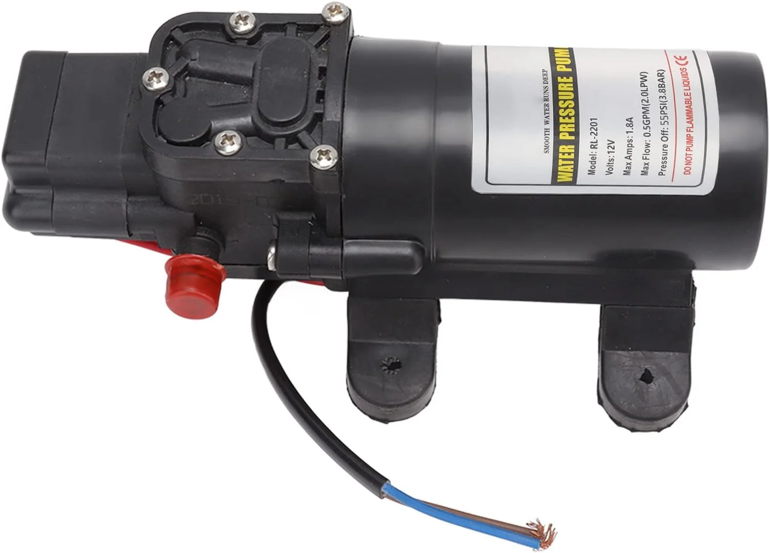 پمپ دیافراگمی BROLEO، پمپ آب دیافراگمی بزرگ خود مکش با سوئیچ فشار سبک وزن برای مصارف صنعتی (RL 2201 12V) پمپ دیافراگمی BROLEO، پمپ آب دیافراگمی بزرگ خود مکش با سوئیچ فشار سبک وزن برای مصارف صنعتی (RL 2201 12V)