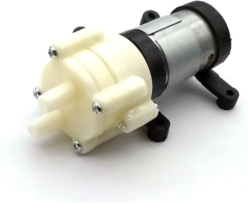 CentIoT - پمپ میکرو دیافراگمی خود مکش R385 با ولتاژ DC 6-12 ولت - مناسب برای آب، هوا، گاز، آکواریوم و خنک کننده کامپیوتر CentIoT - پمپ میکرو دیافراگمی خود مکش R385 با ولتاژ DC 6-12 ولت - مناسب برای آب، هوا، گاز، آکواریوم و خنک کننده کامپیوتر