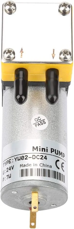 پمپ خلاء بریلوکسا، کمپرسور هوای دیافراگمی، پمپ دیافراگمی مینی، کمپرسور هوا 24 ولت 0.4-1 لیتر در دقیقه، پمپ خلاء مینیاتوری برای هوا و مایع، پمپ صنعتی