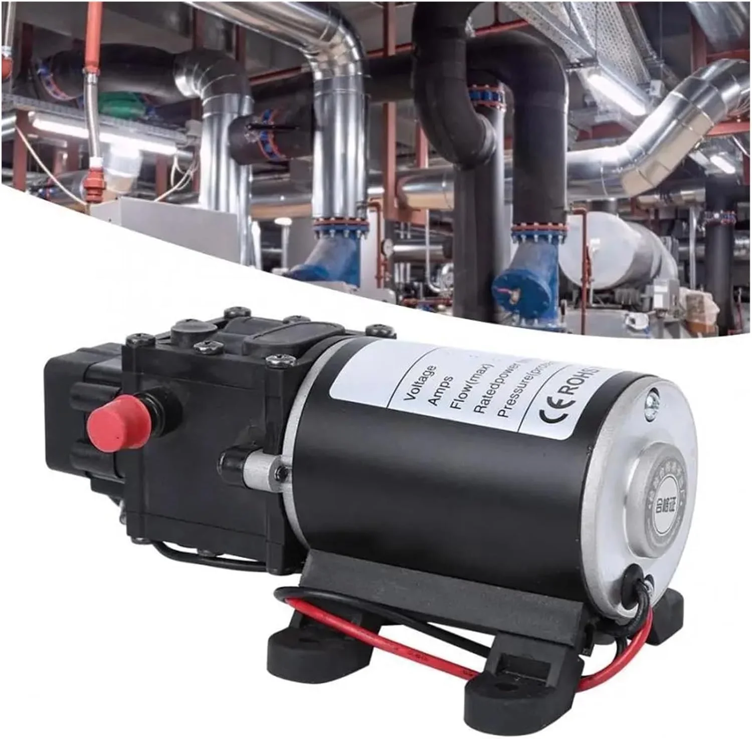 پمپ دیافراگمی 120 وات DC 12 ولت 18 ولت هوشمند، کارواش فشار قوی 7 لیتر در دقیقه، پمپ آب مکش خود مکش کشاورزی (DC12) پمپ دیافراگمی 120 وات DC 12 ولت 18 ولت هوشمند، کارواش فشار قوی 7 لیتر در دقیقه، پمپ آب مکش خود مکش کشاورزی (DC12)