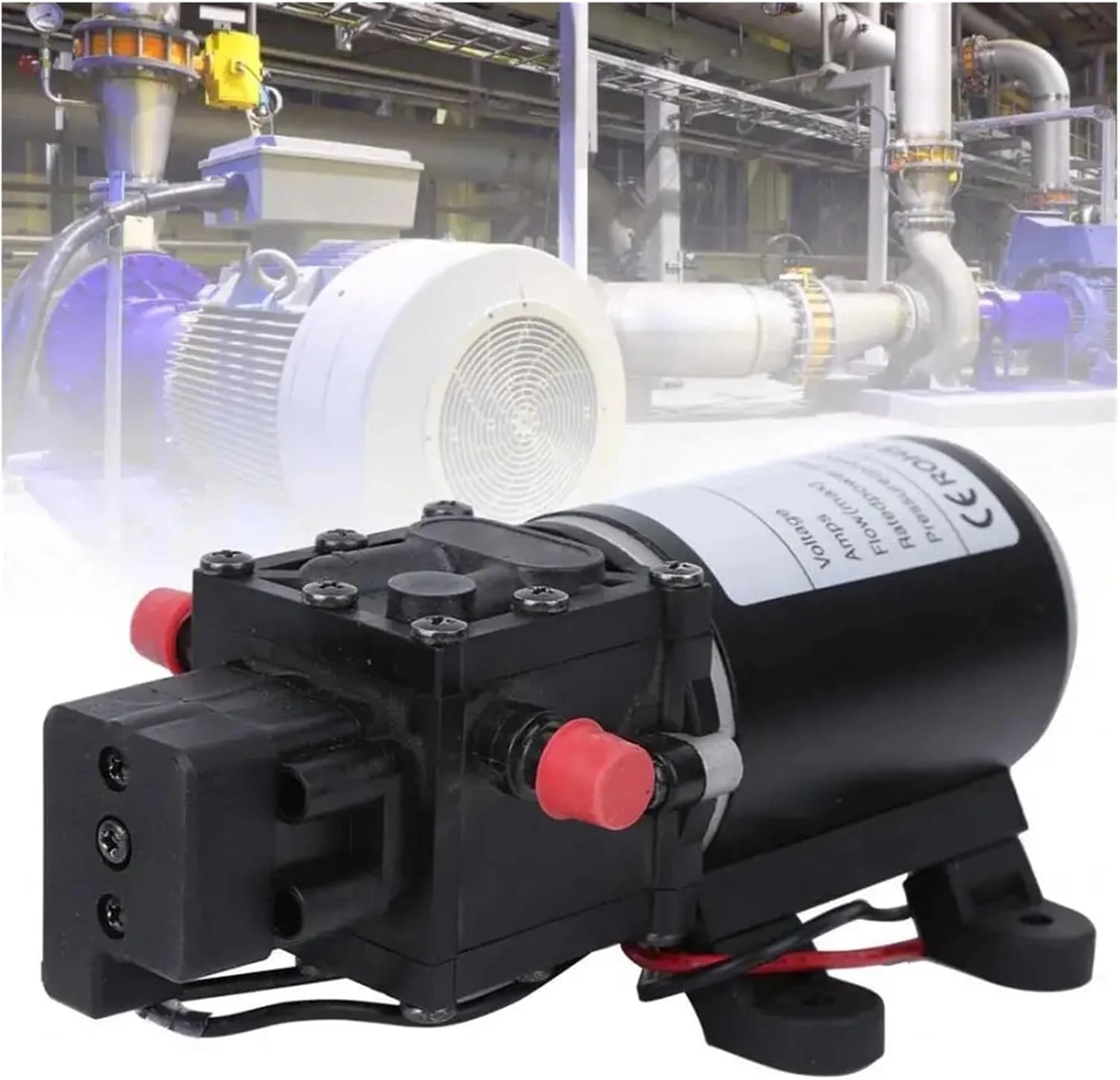 پمپ دیافراگمی 120 وات DC 12 ولت 18 ولت هوشمند، کارواش فشار قوی 7 لیتر در دقیقه، پمپ آب مکش خود مکش کشاورزی (DC12) پمپ دیافراگمی 120 وات DC 12 ولت 18 ولت هوشمند، کارواش فشار قوی 7 لیتر در دقیقه، پمپ آب مکش خود مکش کشاورزی (DC12)