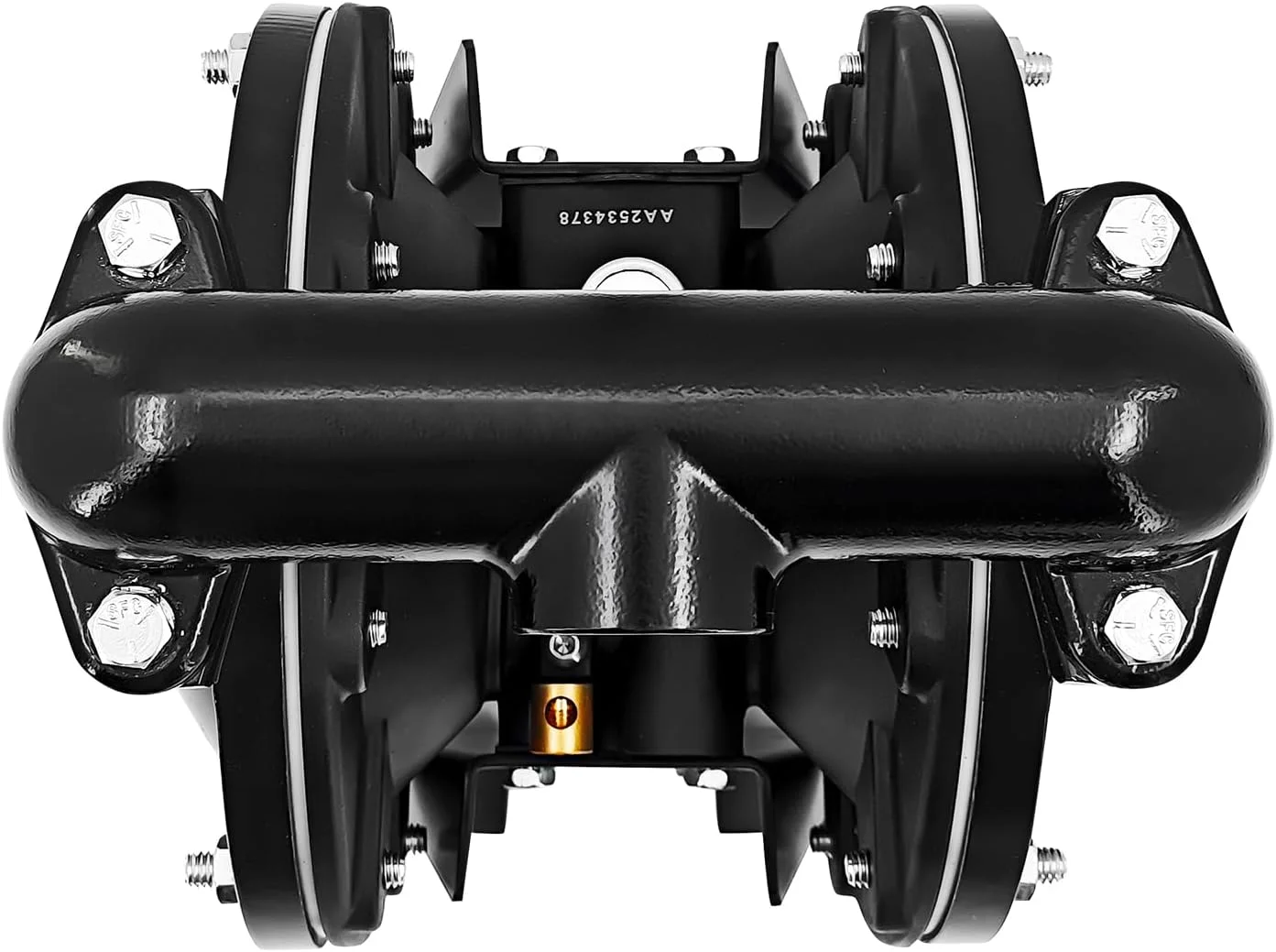 پمپ دیافراگمی دوگانه 1 اینچی Blrack 666100-3C9-C سازگار با ARO/Ingersoll Rand - 35 GPM، حداکثر 120 PSI، بدنه آلومینیومی، دیافراگم Hytrel جایگزین 6661003C9C