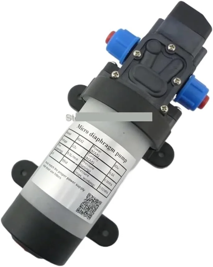 پمپ دیافراگمی، پمپ آب برقی DC فشار قوی خود مکش دیافراگمی 12 ولت 24 ولت 80 وات سوئیچ اتوماتیک (DC12) پمپ دیافراگمی، پمپ آب برقی DC فشار قوی خود مکش دیافراگمی 12 ولت 24 ولت 80 وات سوئیچ اتوماتیک (DC12)