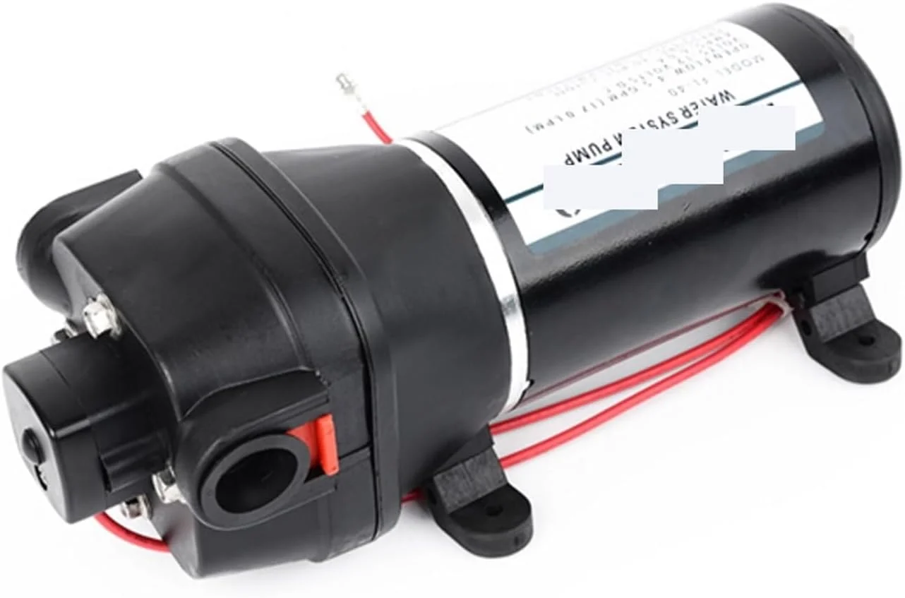 پمپ دیافراگمی، پمپ دیافراگمی مینی RV 12V/24V DC خود مکش تقویت کننده قایق ماهیگیری جریان بزرگ (DC24)