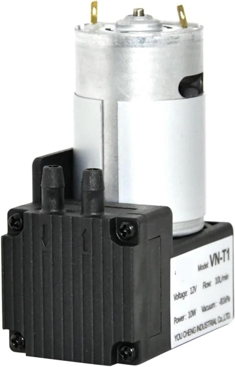 پمپ دیافراگمی، کوچک DC 12v/24v -81Kpa پمپ خلاء دیافراگمی برقی مینی مکش VN-T1(VNT1-12V)