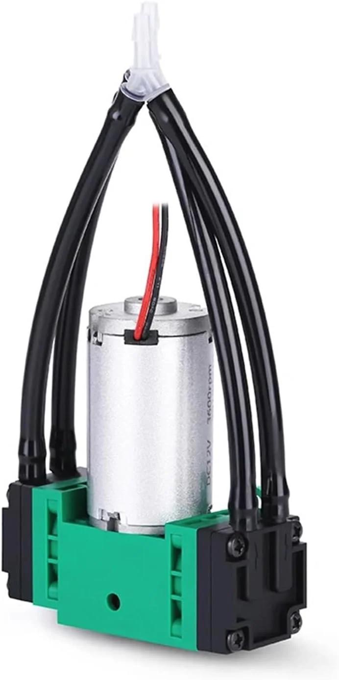 پمپ دیافراگمی، 7.5 لیتر در دقیقه DC برس خورده -90 کیلو پاسکال فشار منفی بالا میکرو دیافراگم 150 کیلو پاسکال پمپ هوای مثبت