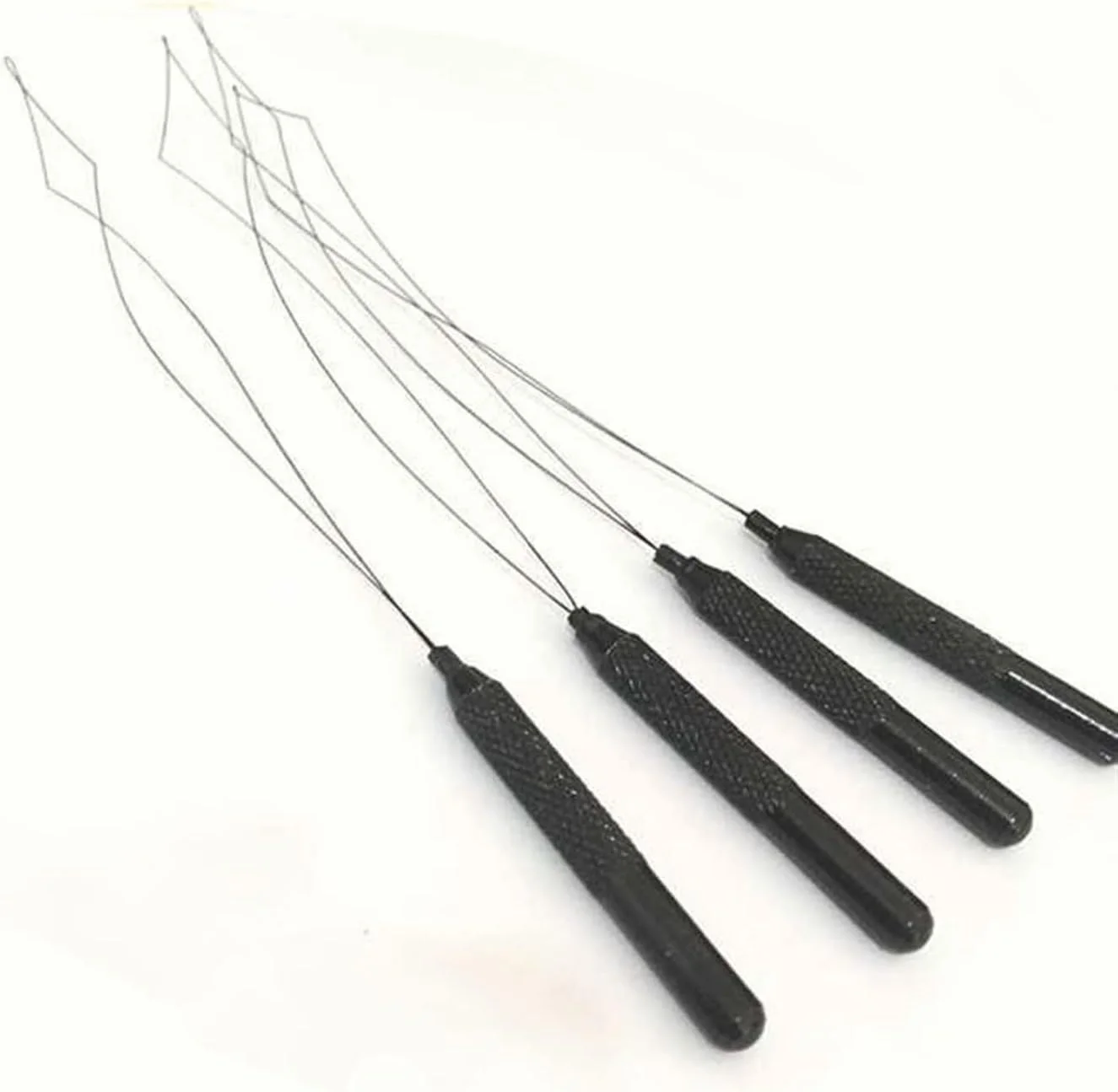 ابزار سوزن نخ کن BOSSGE برای حلقه های کوچک و اکستنشن مو ابزار سوزن نخ کن BOSSGE برای حلقه های کوچک و اکستنشن مو