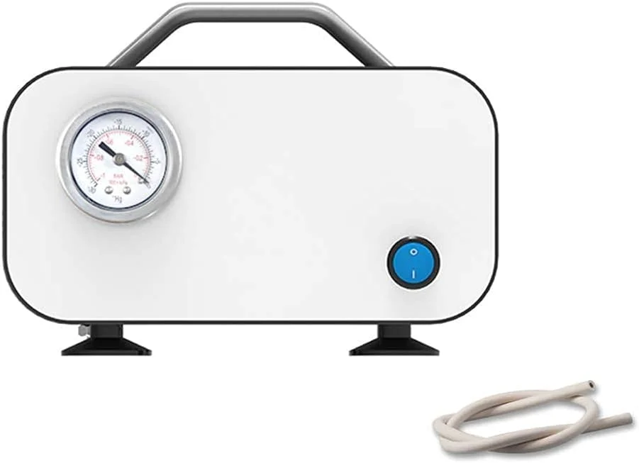 DJGvgtf Portable Oilless Diaphragm Vacuum Pump Negative Pressure Vacuum Pump Industrial Lab Vacuum Filtration Pump10l/Min,with Rubber Tube DJGvgtf Portable Oilless Diaphragm Vacuum Pump Negative Pressure Vacuum Pump Industrial Lab Vacuum Filtration Pump10l/Min,with Rubber Tube