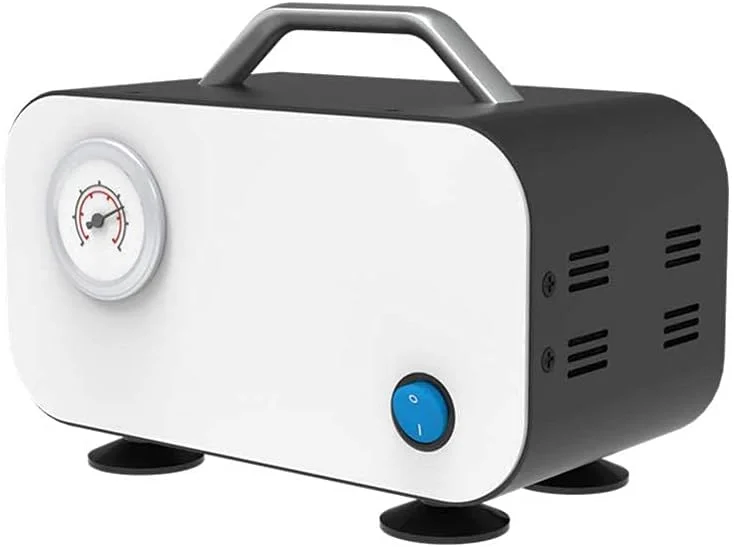 DJGvgtf Portable Oilless Diaphragm Vacuum Pump Negative Pressure Vacuum Pump Industrial Lab Vacuum Filtration Pump10l/Min,with Rubber Tube