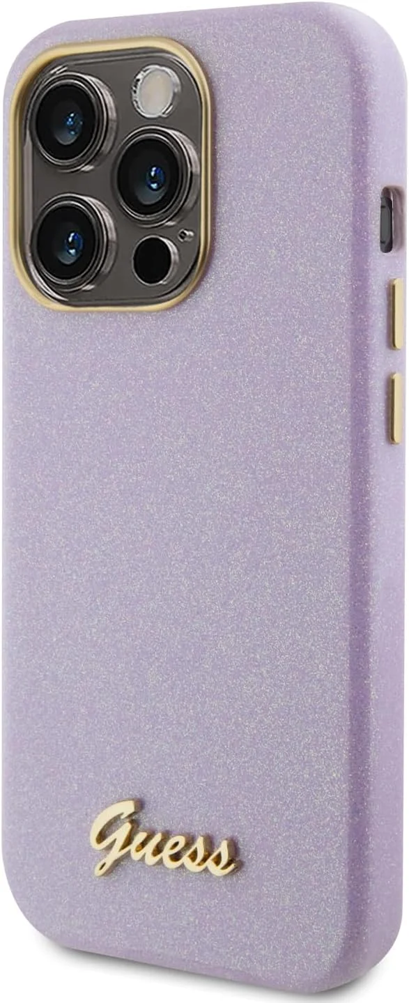 قاب گوشی موبایل سی جی موبایل گس مدل PU GLITTER GLOSSY مناسب برای آیفون 15 پرو مکس (یاسی)