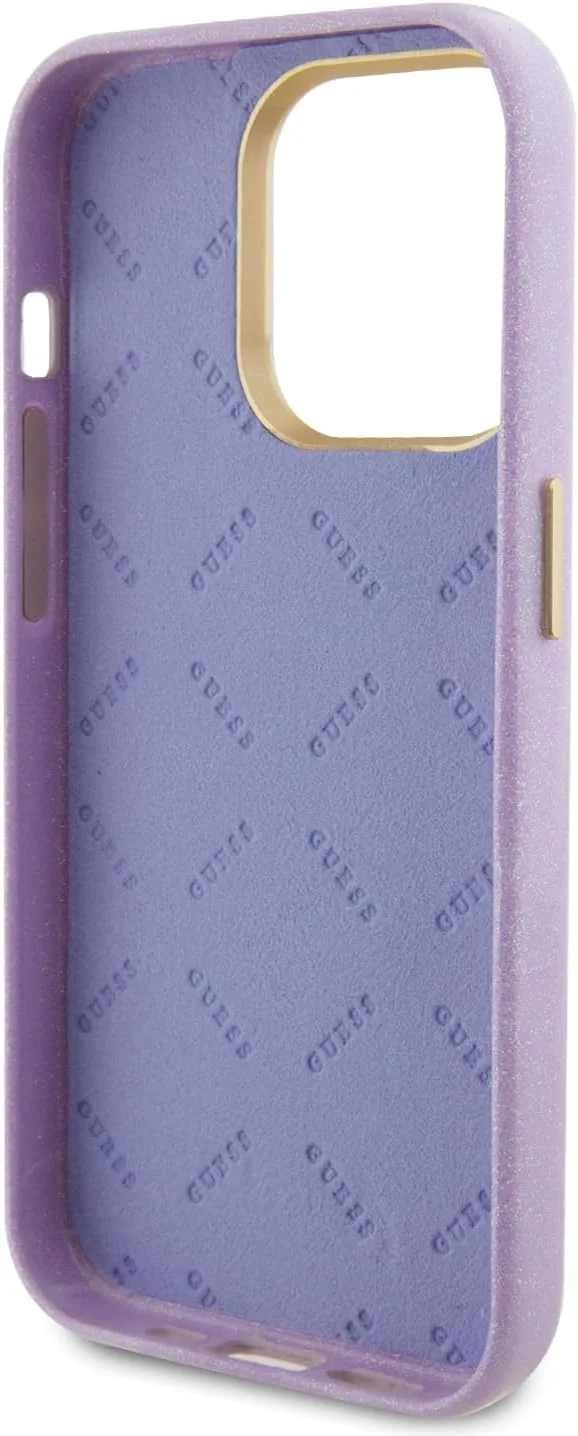 قاب گوشی موبایل سی جی موبایل گس مدل PU GLITTER GLOSSY مناسب برای آیفون 15 پرو مکس (یاسی)