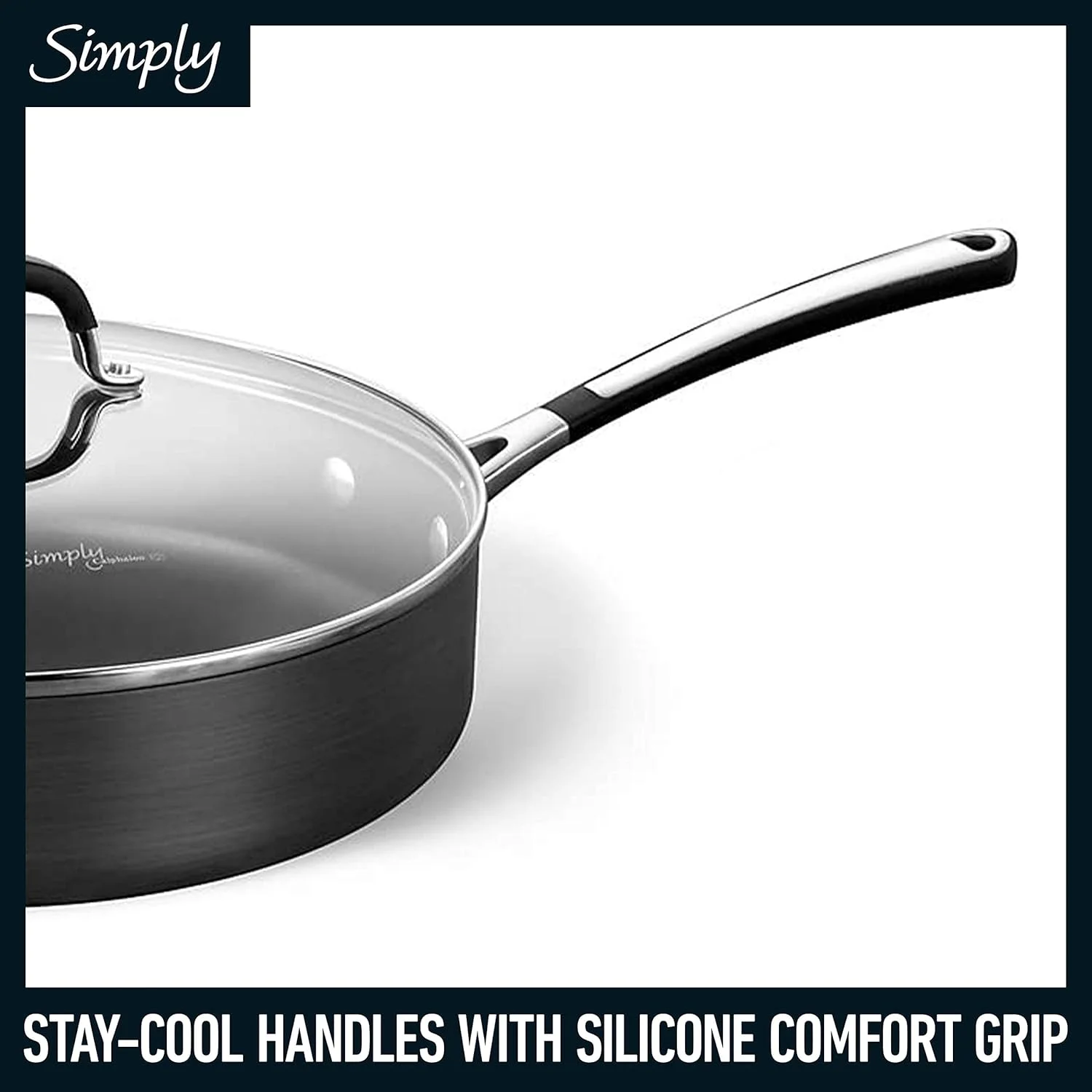 ست ظروف پخت و پز 10 پارچه نچسب کالفالون مدل Simply Nonstick SA10H ست ظروف پخت و پز 10 پارچه نچسب کالفالون مدل Simply Nonstick SA10H