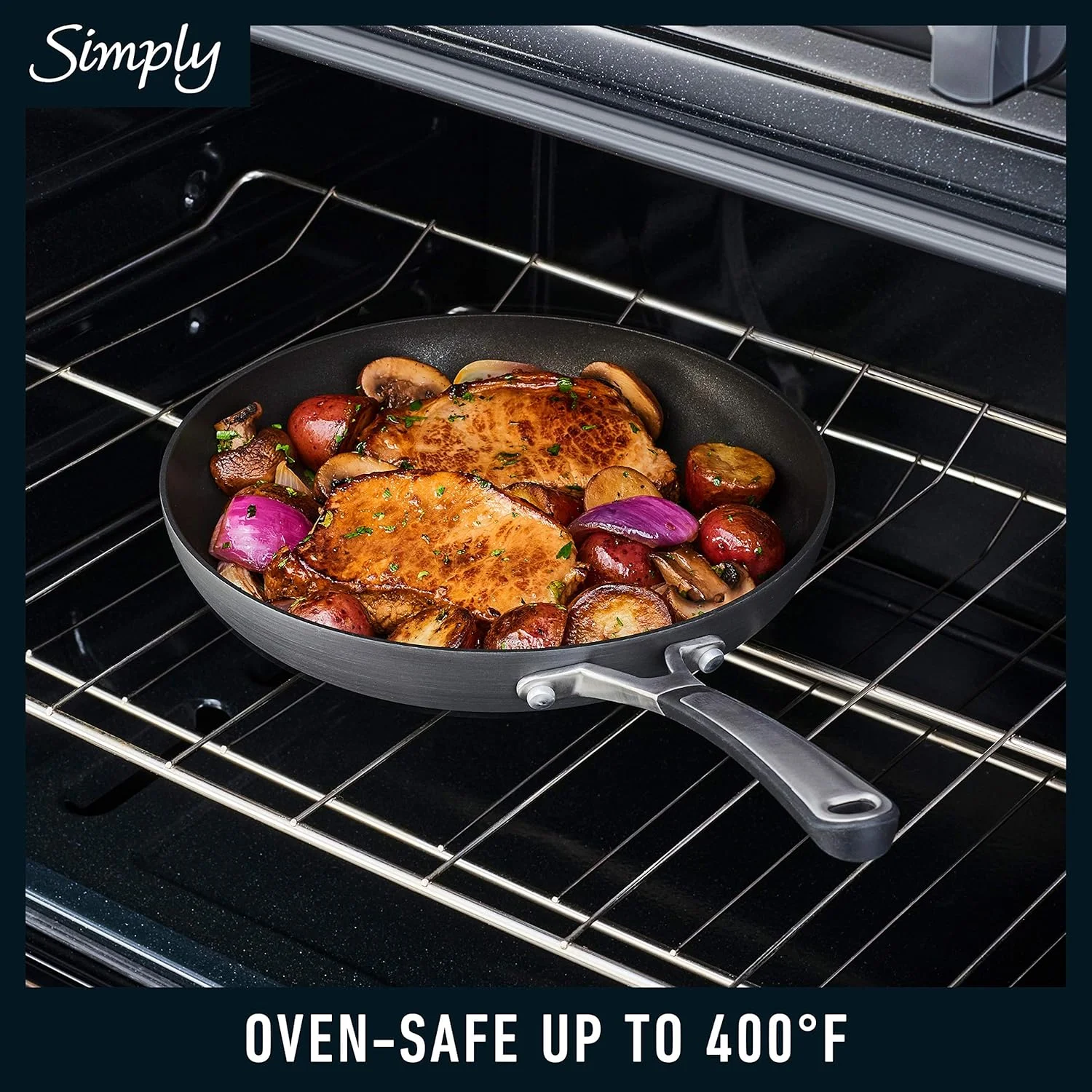 ست ظروف پخت و پز 10 پارچه نچسب کالفالون مدل Simply Nonstick SA10H ست ظروف پخت و پز 10 پارچه نچسب کالفالون مدل Simply Nonstick SA10H