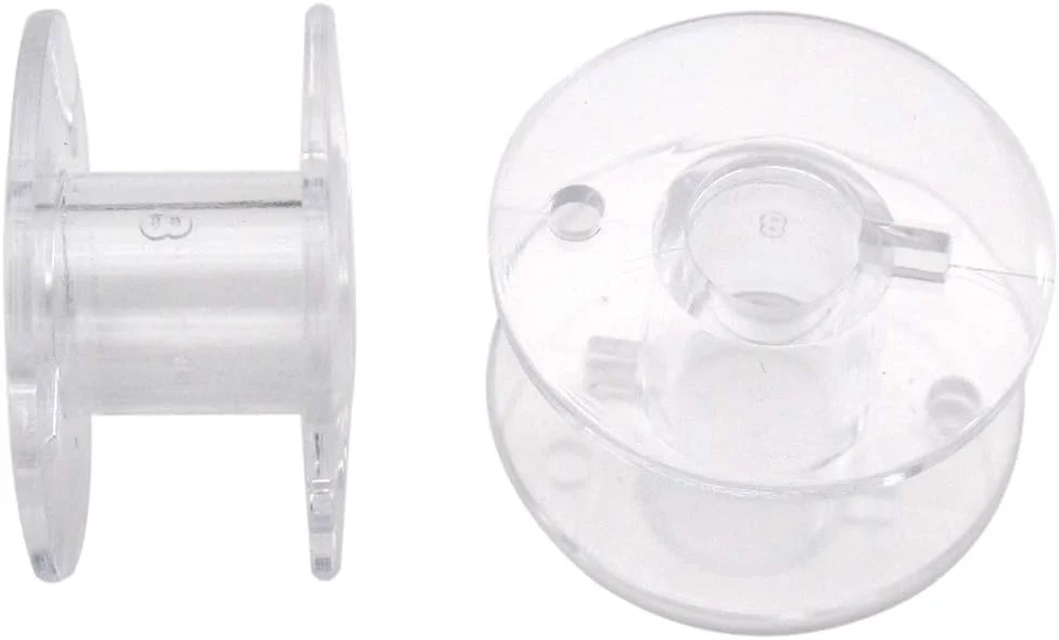 CKPSMS Brand - ماسوره های پلاستیکی شماره 2518P SA156 X52800150 مناسب برای چرخ خیاطی های Brother Viking Singer Class 15 (تعداد 100 عدد)