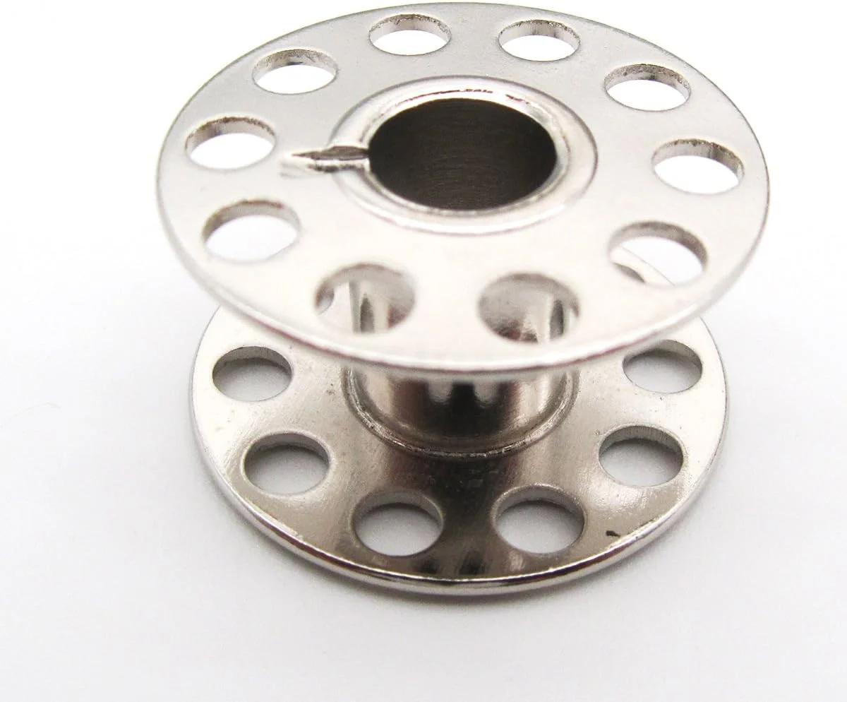 ckpsms KUNPENG - ماسوره های فلزی شماره 2518 مناسب برای چرخ خیاطی های خانگی وایکینگ سینگر 15 کنmore PFAFF Janome ELAN (50 عدد)