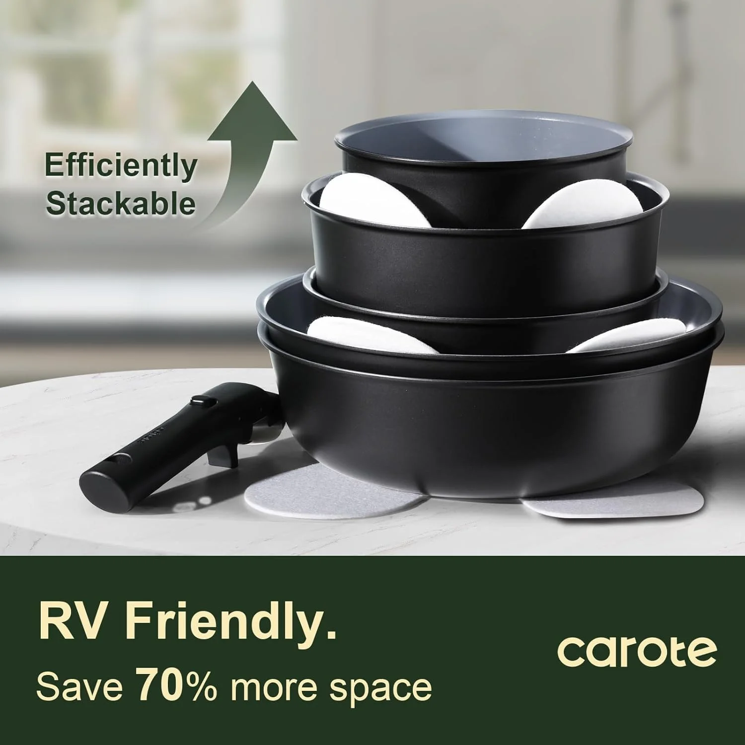ست 19 پارچه ظروف آشپزی سرامیکی CAROTE، ست قابلمه و تابه نچسب و غیر سمی، ظروف القایی، ست ظروف آشپزخانه، ست قابلمه برای پخت و پز سالم، خاکستری ست 19 پارچه ظروف آشپزی سرامیکی CAROTE، ست قابلمه و تابه نچسب و غیر سمی، ظروف القایی، ست ظروف آشپزخانه، ست قابلمه برای پخت و پز سالم، خاکستری