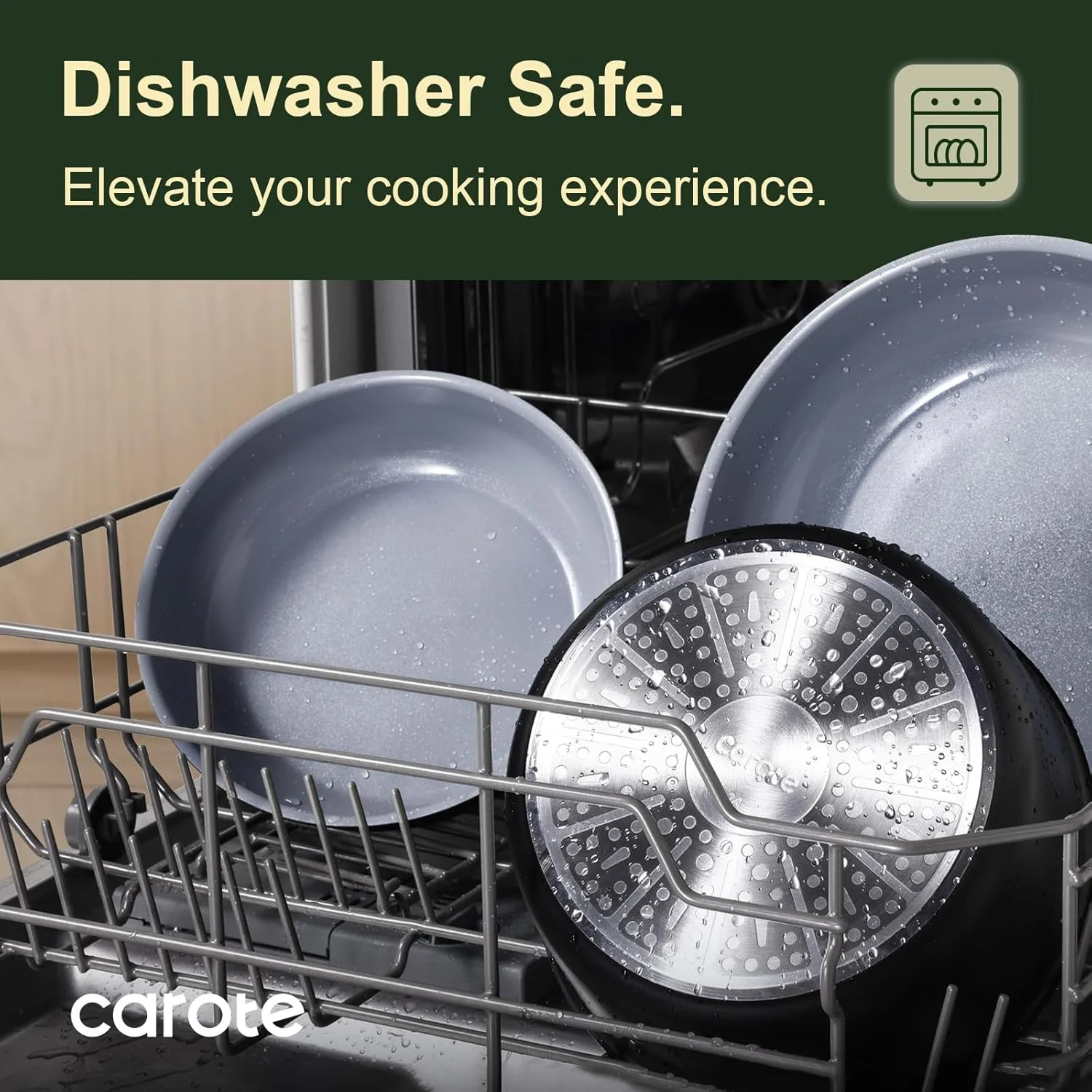 ست 19 پارچه ظروف آشپزی سرامیکی CAROTE، ست قابلمه و تابه نچسب و غیر سمی، ظروف القایی، ست ظروف آشپزخانه، ست قابلمه برای پخت و پز سالم، خاکستری ست 19 پارچه ظروف آشپزی سرامیکی CAROTE، ست قابلمه و تابه نچسب و غیر سمی، ظروف القایی، ست ظروف آشپزخانه، ست قابلمه برای پخت و پز سالم، خاکستری