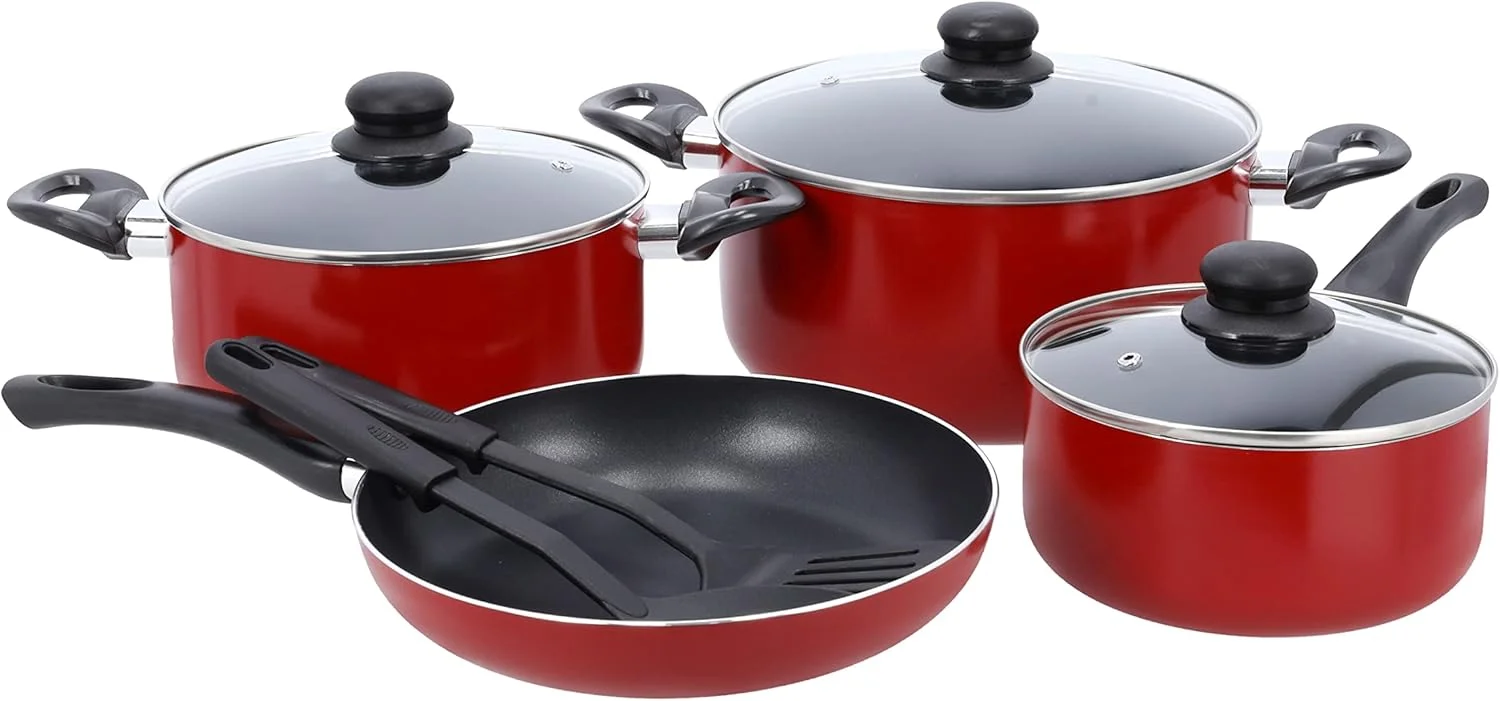 Delcasa Non-Stick Cookware Set 9-Pieces Delcasa Non-Stick Cookware Set 9-Pieces