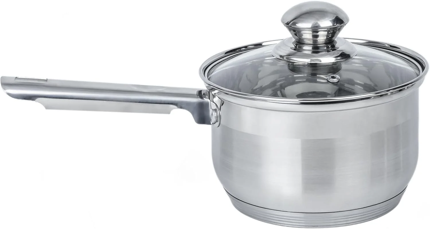 Cuisine Art Wilson Stainless Steel Cookware Set, 12-Piece, Casseroles, Saucepan, Fry Pan, Ergonomic Handles, All Cooktop Compatible, Dishwasher Safe, Durable, Stylish Kitchen Essentials Cuisine Art Wilson Stainless Steel Cookware Set, 12-Piece, Casseroles, Saucepan, Fry Pan, Ergonomic Handles, All Cooktop Compatible, Dishwasher Safe, Durable, Stylish Kitchen Essentials